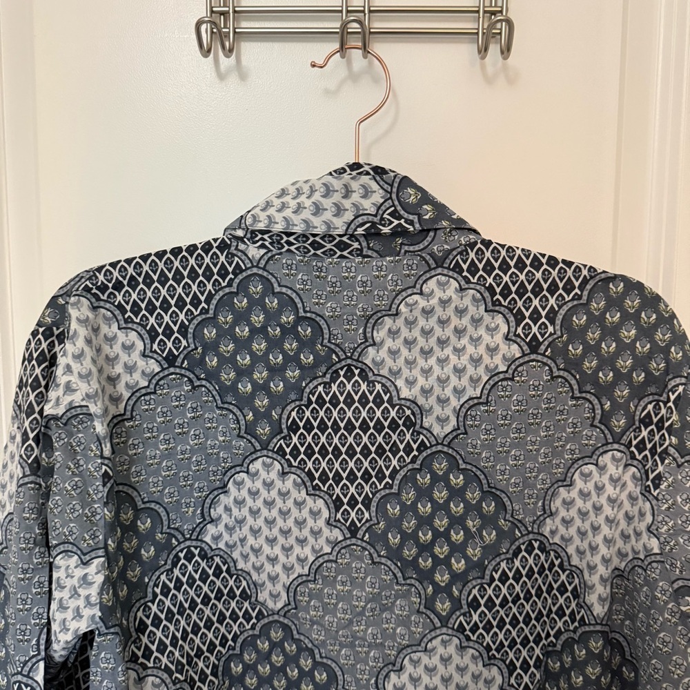 JISORA Tie and Dye Print Jharokha Cotton Shrug - Picture 12 of 12